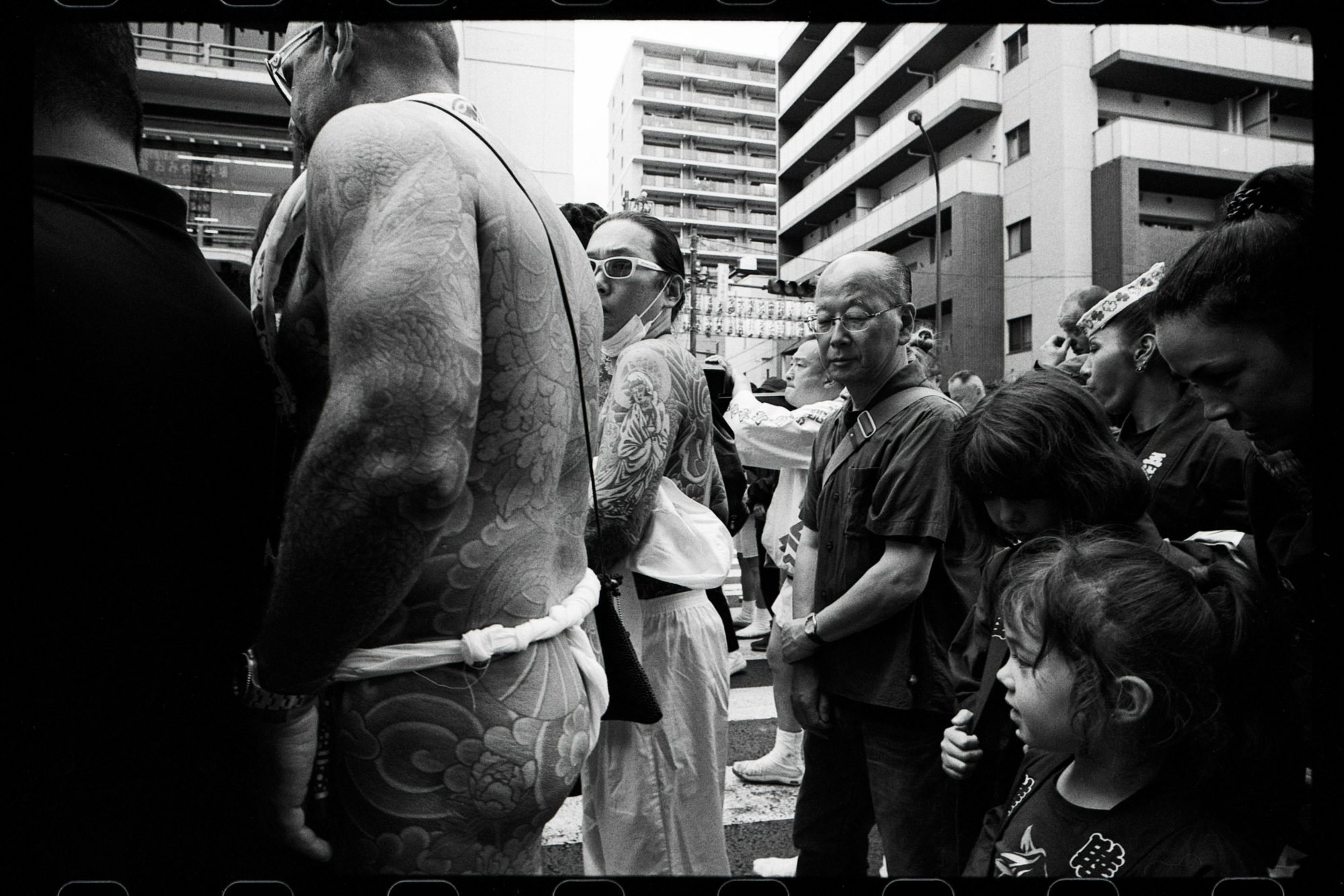 Sanja Matsuri Festival 2023 - Naked Yakuza with Japanese Tatoos in Photos