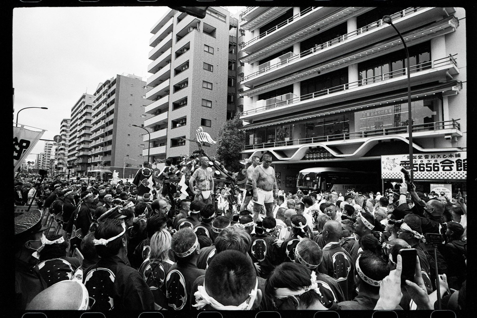 Sanja Matsuri Festival 2023 - Naked Yakuza with Japanese Tatoos in Photos