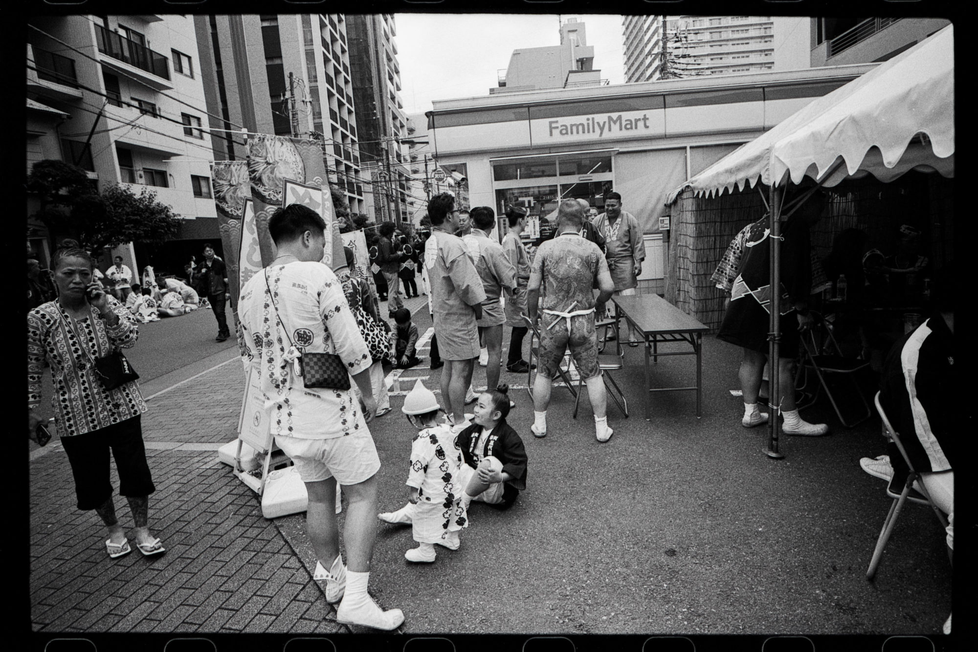 Sanja Matsuri Festival 2023 - Naked Yakuza with Japanese Tatoos in Photos