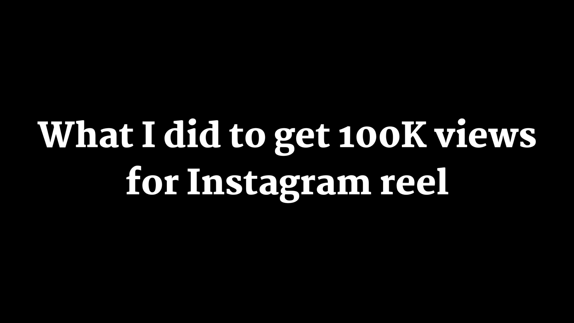 What to Do to Grow Your Instagram Reels & The 3 Things I Actually Did March 2024｜NUTS.TOKYO